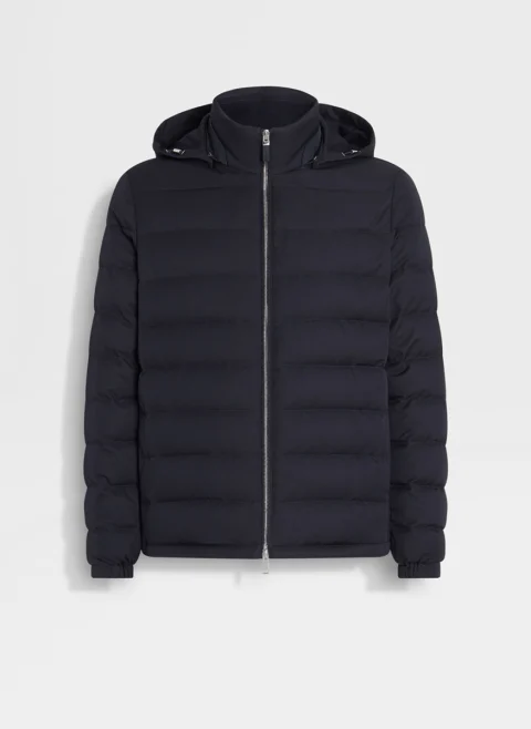 Пухено яке с качулка 'Motorin' Zegna — снимка 5