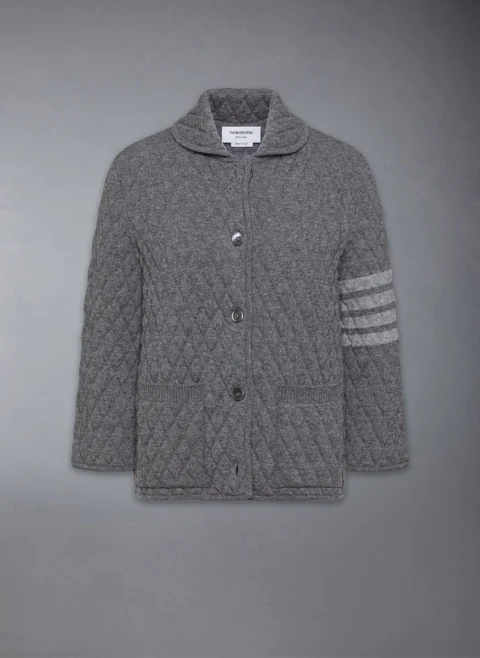 Яке от вълна с '4-bar' детайл Thom Browne — снимка 6