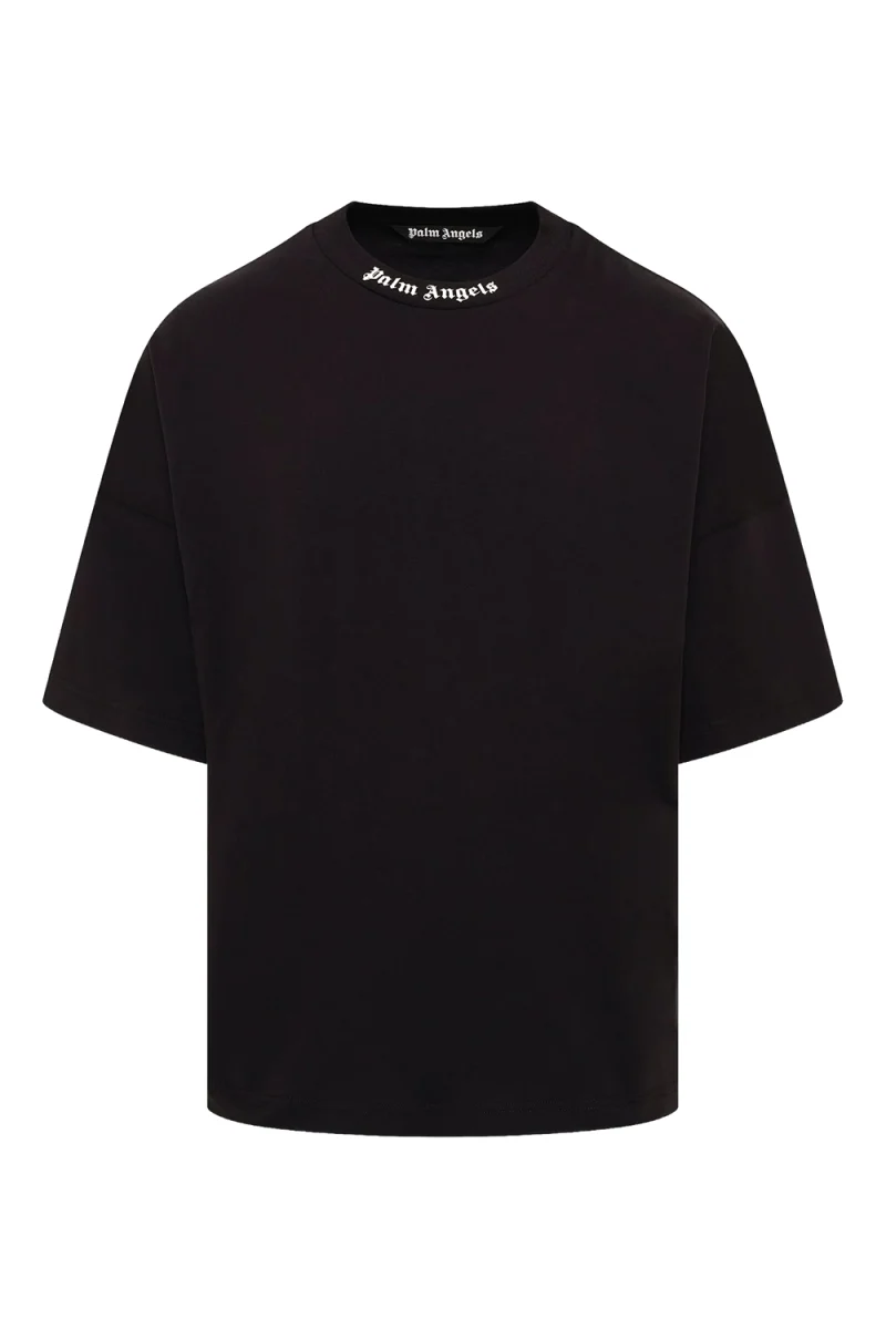 T-Shirt Classic Logo Over PAMAA005JR002-1003 black-off white