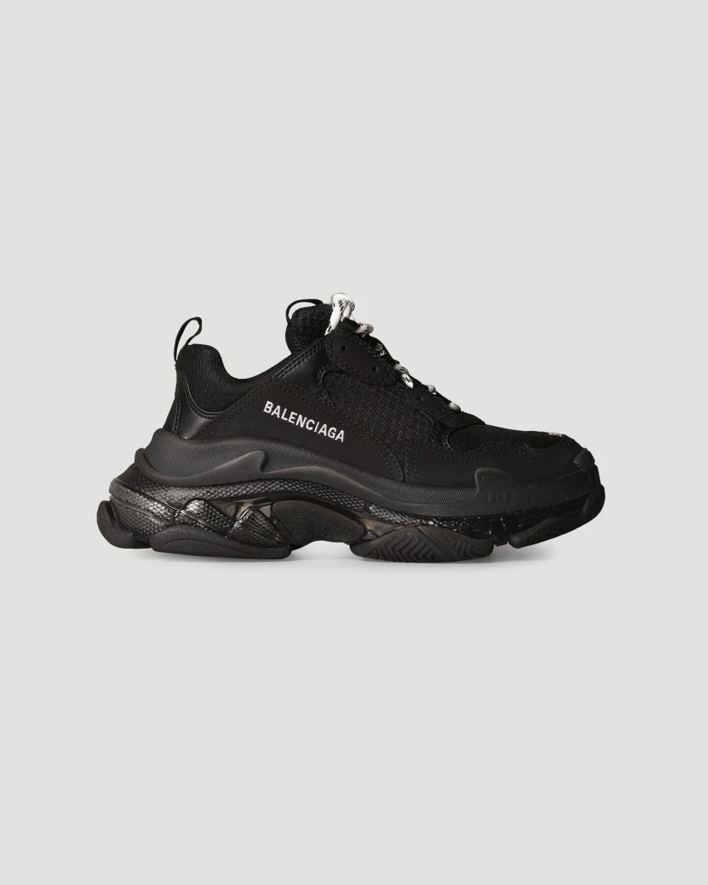 Women's Triple S Clearsole in Black