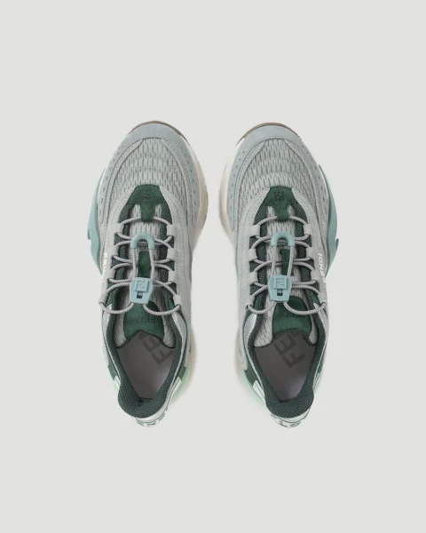 Fendi Flow Sneakers in Matcha Mesh and Suede — снимка 4