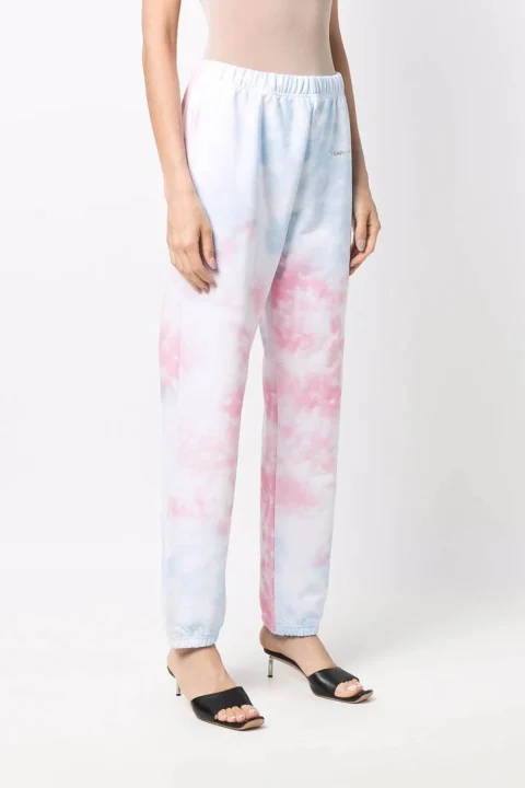 Долнище 72Cba155Fs037 Felpa S. Marco Pr Tie Dye Cf 72CBA155FS037 003 white — снимка 2
