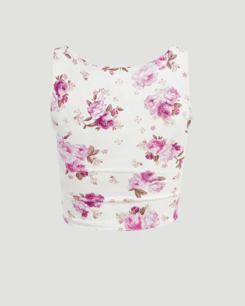 Floral Swim Top — снимка 2