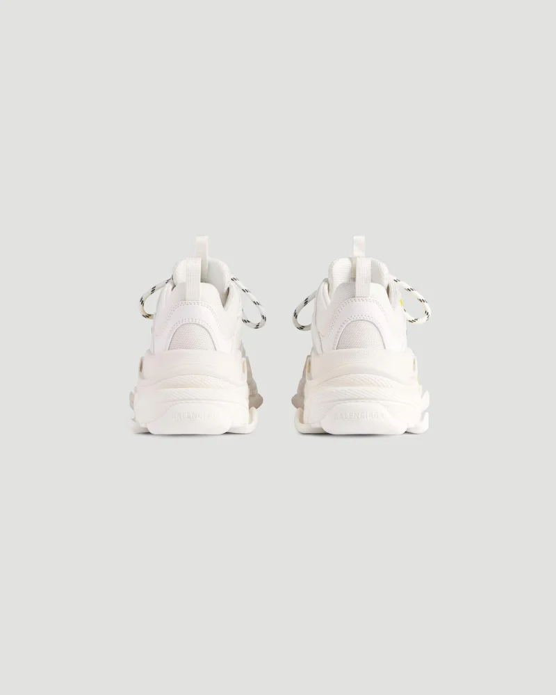 Triple S Tape Type Sneaker in White and Yellow — снимка 4