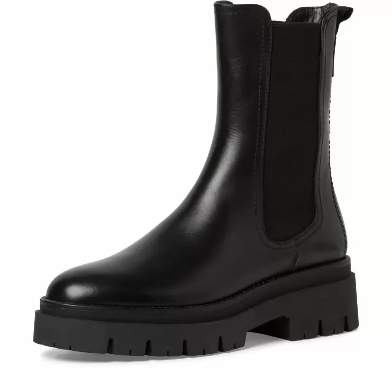 Дамски Равни Боти TAMARIS – 1-25992-41-001 BLACK — снимка 2