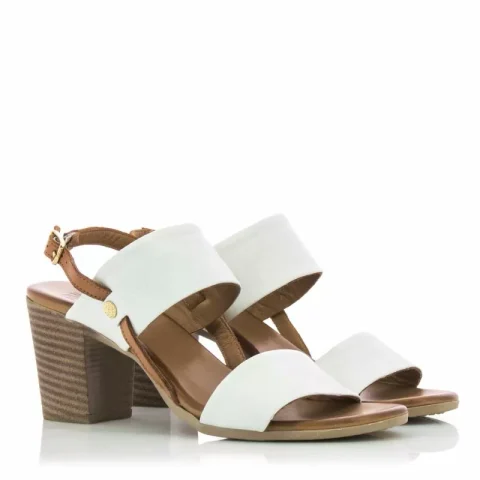 Дамски Сандали На Ток DNA Footwear – 72.0101 ICE CREAM/COCONUT — снимка 3