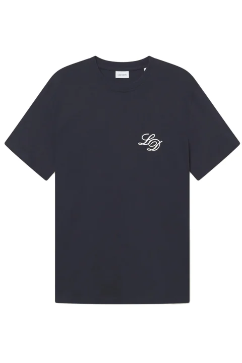 T-Shirt Pique LDM101224 460201-dark navy/white