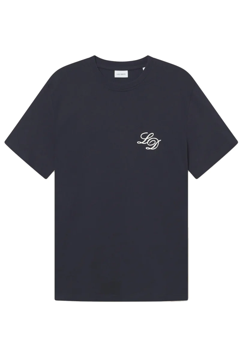 T-Shirt Pique LDM101224 460201-dark navy/white