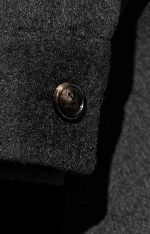 Cashmere and Silk Jacket in Charcoal — снимка 2