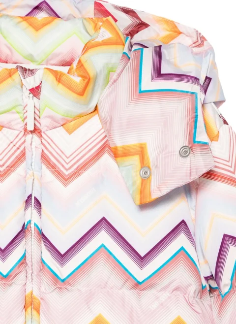 Яке с принт 'Zig-zag' Missoni Kids — снимка 3