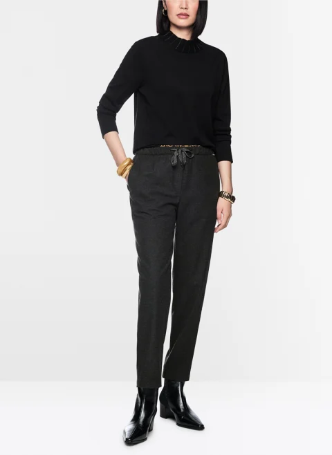 Панталон с анималистичен мотив 'Rhodos' Marc Cain Pants — снимка 2