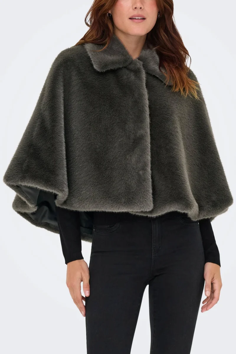 Cape Onlsof Fur Cape 15360501 18-5206 TCX thunderstorm — снимка 2