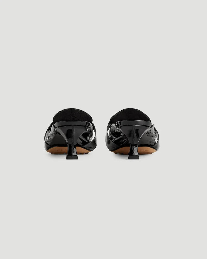Madame Mule in Black Patent Leather — снимка 5