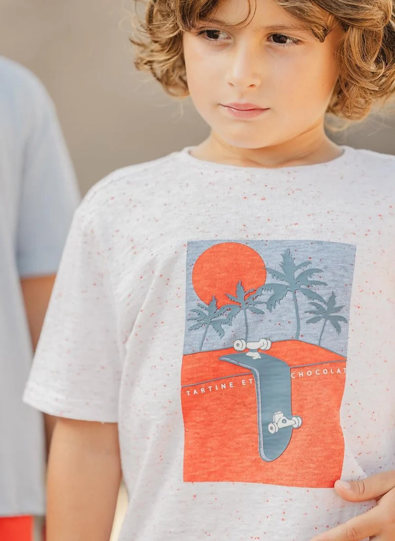 Тишърт с принт 'City Adventure Miami' Tartine et Chocolat — снимка 10