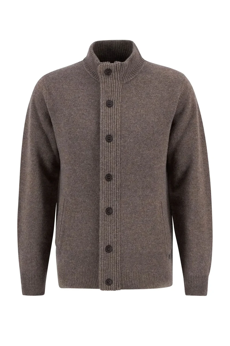 Жилетка Essential Patch Zip Through Knitted Jumper MKN0731 st52 dark stone