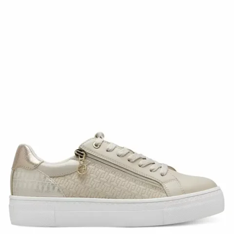 Дамски Сникърс TAMARIS – 1-23313-41-485 IVORY/GOLD