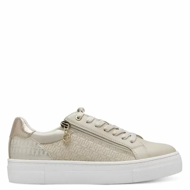 Дамски Сникърс TAMARIS – 1-23313-41-485 IVORY/GOLD