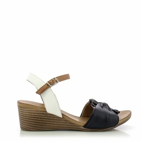Дамски Сандали На Платформа VERONELLA – 030-88-1411 NAVY-WHITE-NEWTAN