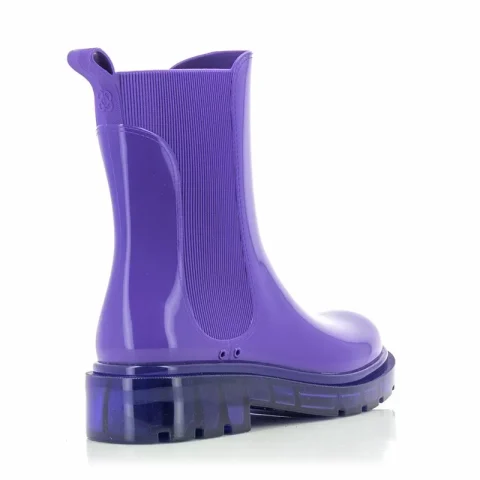 Дамски Гумени Боти PETITE JOLIE – PJ6782 J-LASTIC PURPLE/TRANSLUCENT PURPLE — снимка 2