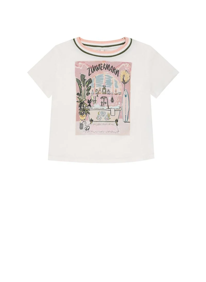 Тишърт с принт Zimmermann Kids