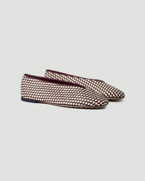 Ballerina Flats in Barolo and Camomile — снимка 2
