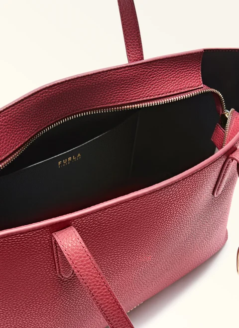 Кожена 'Tote' чанта Furla Ava Ciliegia Nero — снимка 3