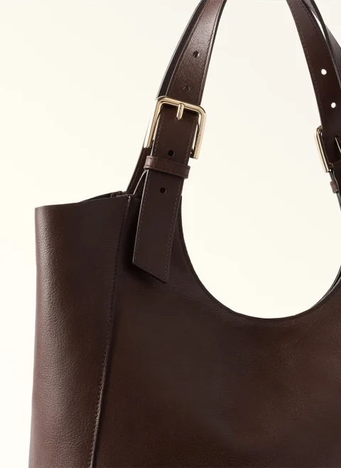 Чанта Furla Dora Dark Cioccolato L — снимка 3