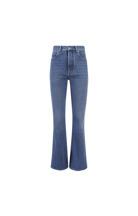 Medium Indigo Flared Jeans