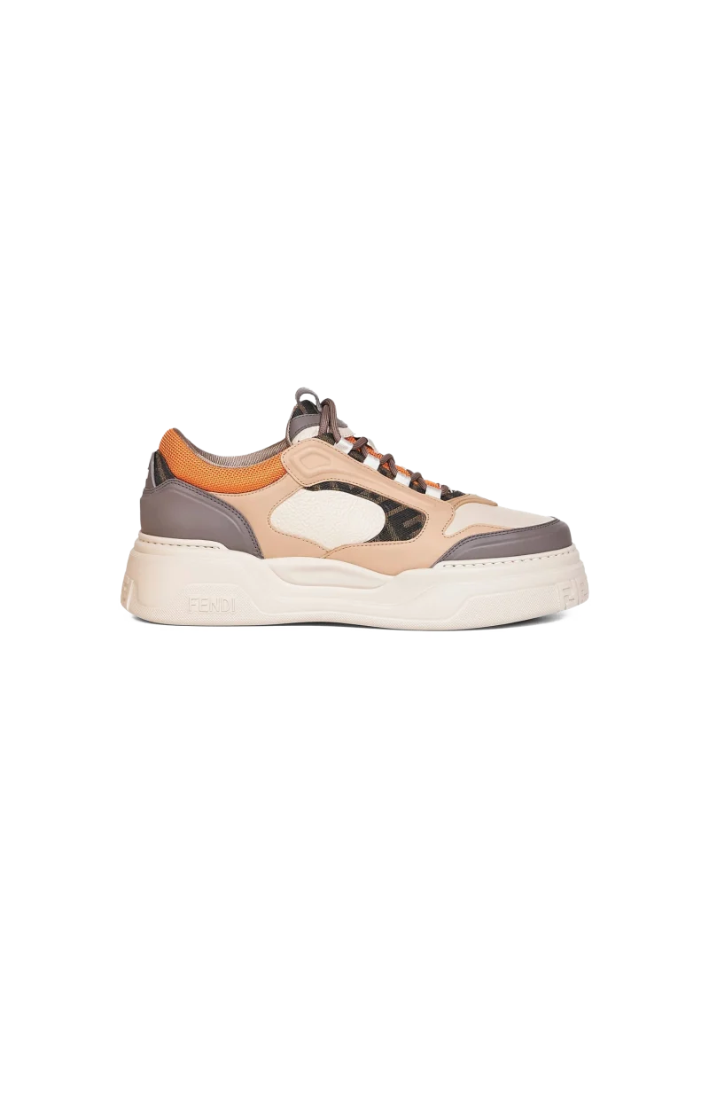 Force Trainers in Latte and Orange