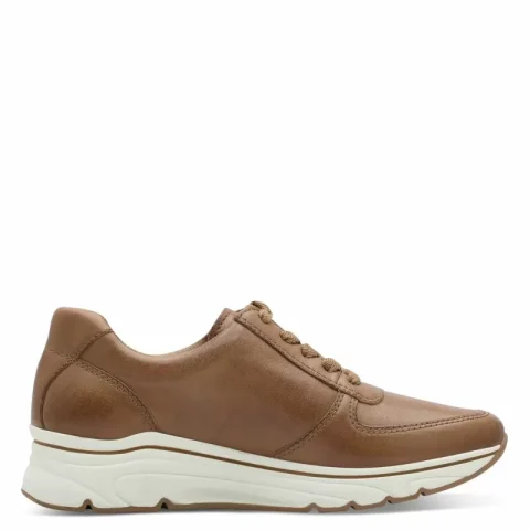 Дамски Сникърс TAMARIS – 1-23711-42-348 COGNAC LEATHER — снимка 2