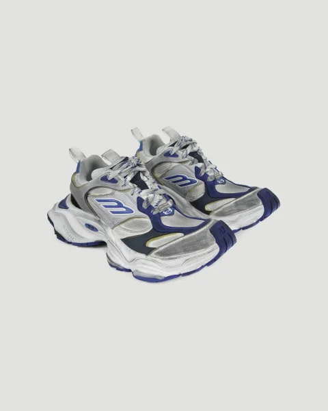 Cargo Sneaker in Grey, White & Blue — снимка 2