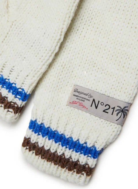 Жилетка с алпака и вълна 'Fair isle' Nº21 Kids — снимка 4