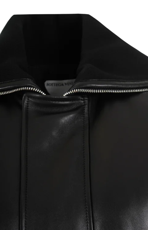 Leather Vest in Black — снимка 2