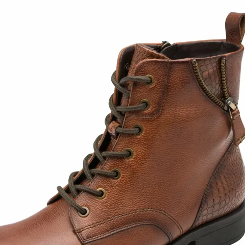 Дамски Равни Боти TAMARIS – 1-25273-45-305 COGNAC — снимка 4