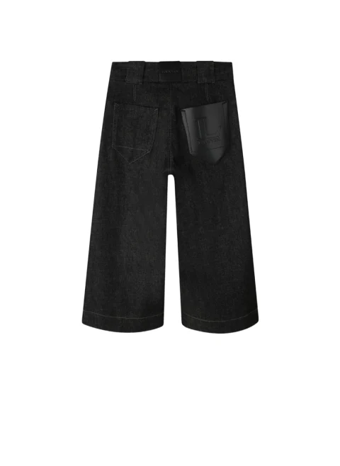Деним с колан Lanvin Kids — снимка 2