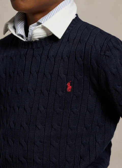 Пуловер 'Cable-Knit' Ralph Lauren Kids 6-14 — снимка 2