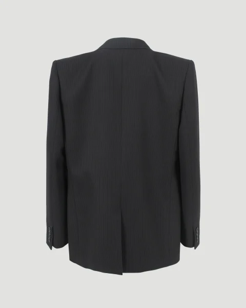 Pinestripe-Pattern Blazer — снимка 2