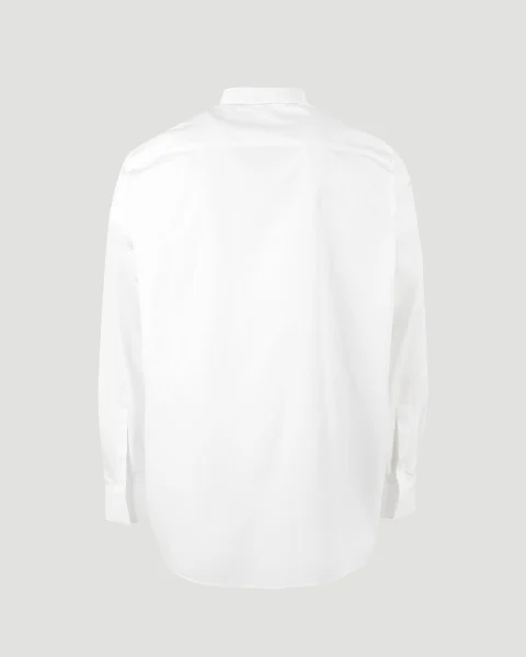 Cotton Shirt in White — снимка 2