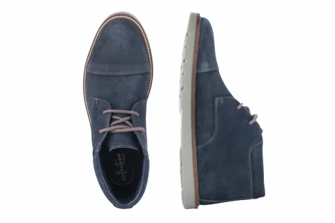 Мъжки боти CLARKS – 26144889-navy192 — снимка 5