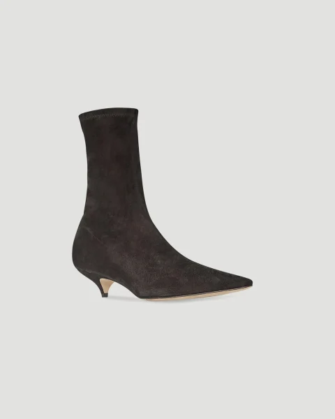 Liisa Kitten Boot in Suede — снимка 2