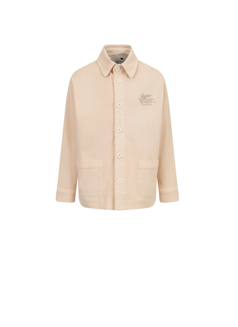 Яке с лого бродерия Etro Kids