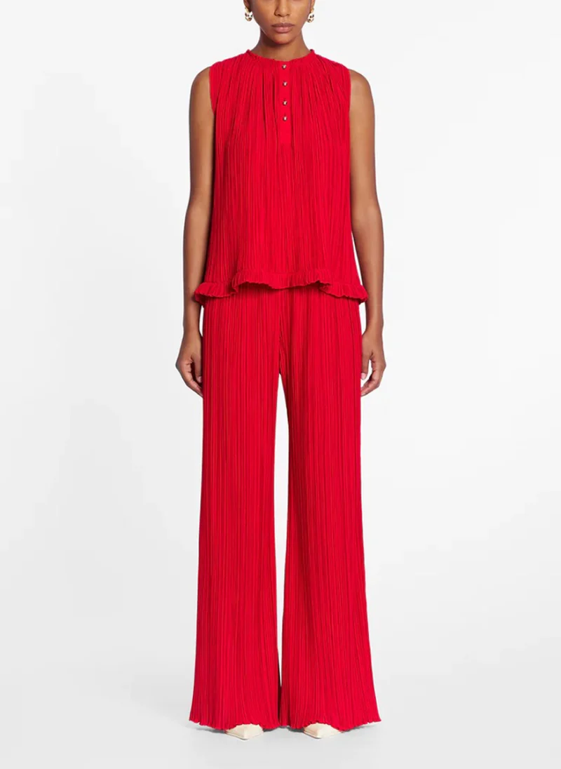 Плисиран панталон Lanvin