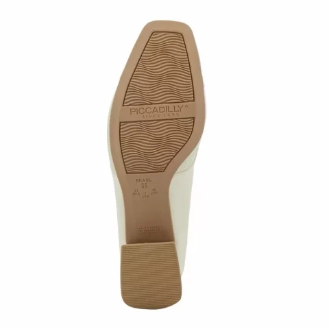 Токчета PICCADILLY – 160085 TATI OFF WHITE/AMENDOA — снимка 4