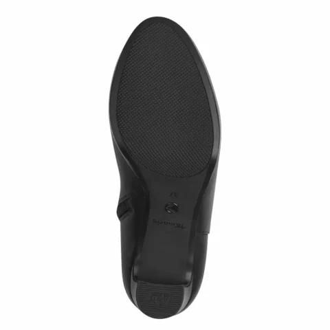 Дамски Боти На Ток TAMARIS – 1-25329-43-003 BLACK LEATHER — снимка 6
