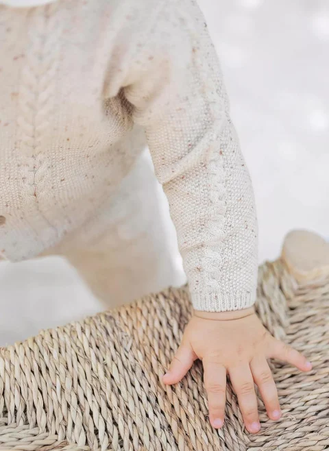 Комплект от плетиво 'Cable-Knit' Tartine et Chocolat — снимка 14