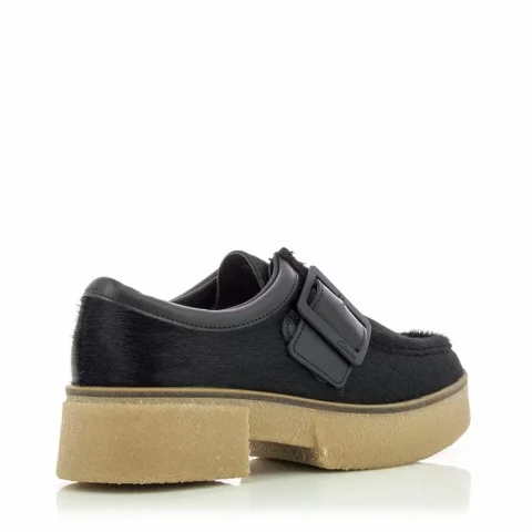 Дамски Ежедневни CLARKS – 26178678 LINOSO MONK BLACK — снимка 3