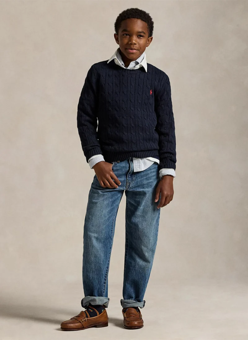 Пуловер 'Cable-Knit' Ralph Lauren Kids 6-14 — снимка 3