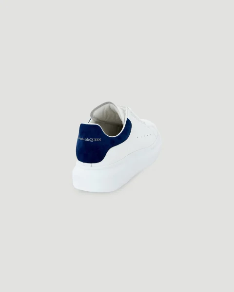 Oversized Sneaker in White and Paris Blue — снимка 3