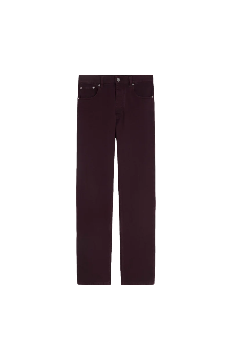 Classic Jeans in Dark Berry Cotton