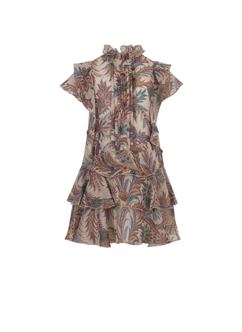 Рокля с рюш детайл 'Paisley' Etro Kids